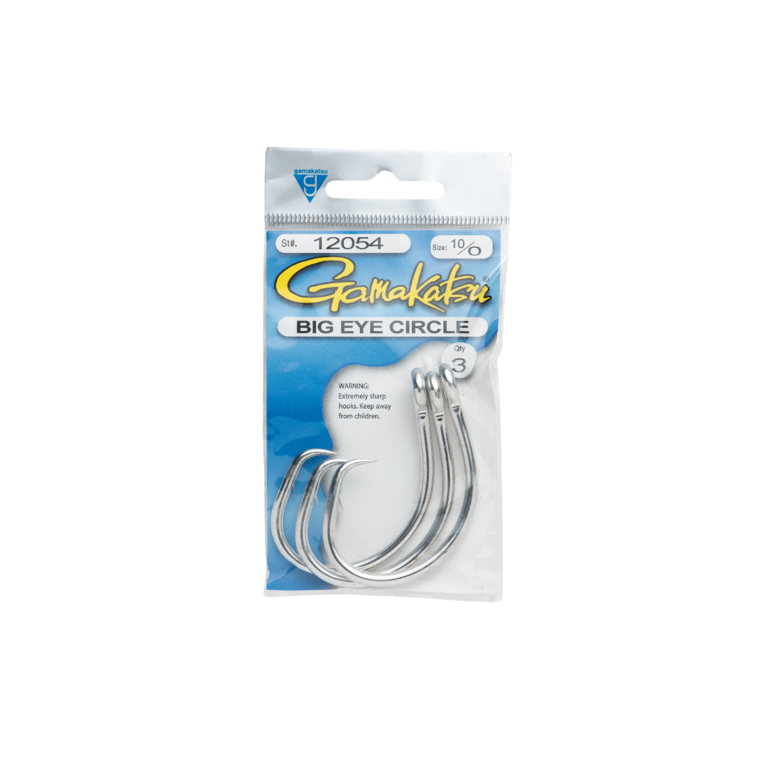 Gamakatsu Big Eye Circle Hook (Size 10/0, 3-Pack)